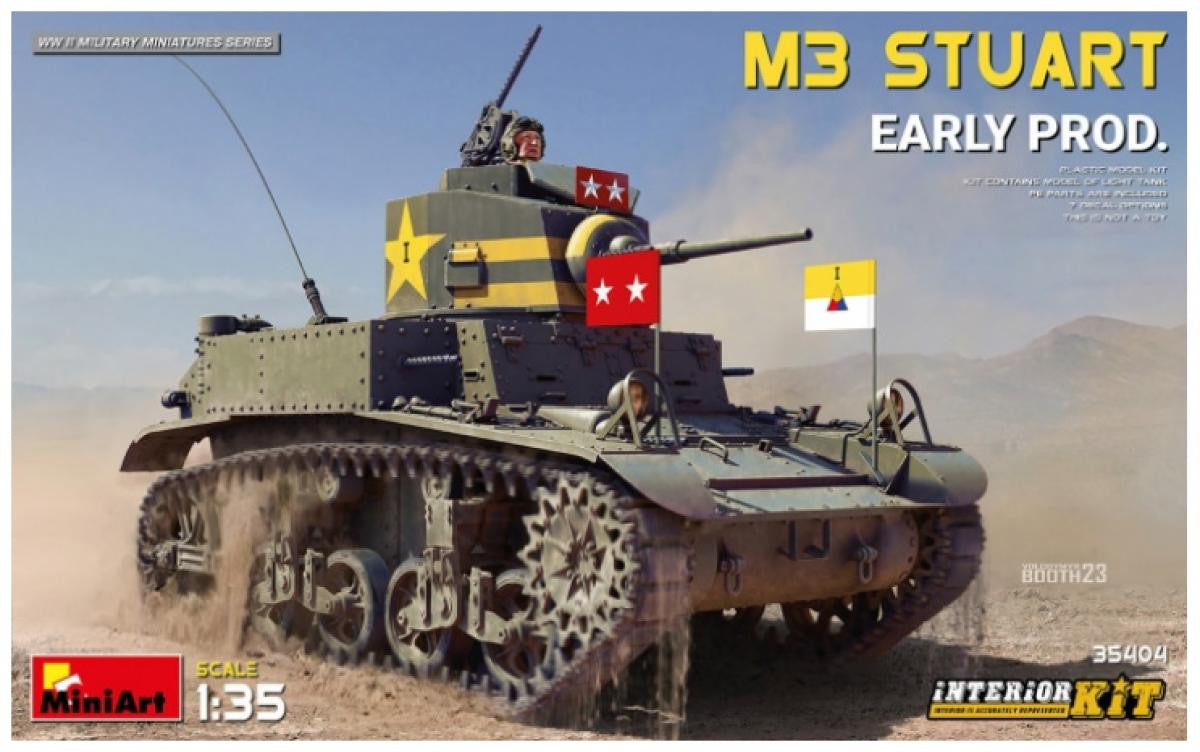 MiniArt M3 Stuart Early Interior Kit 35404
